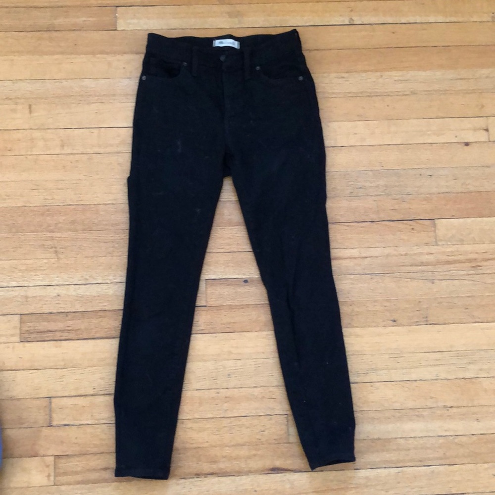 Madewell Hi-Rose Black Jean